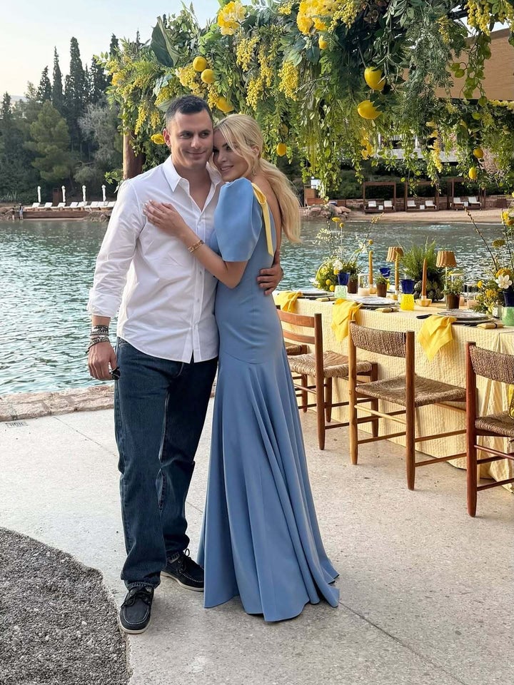Ο Παναγιώτης Κουτσουμπής και η Κατερίνα Καινούργιου.