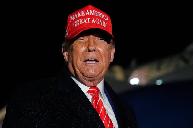 メリーランド州のアンドリュース空軍基地に大統領専用機で到着したトランプ大統領（2025年5月30日）