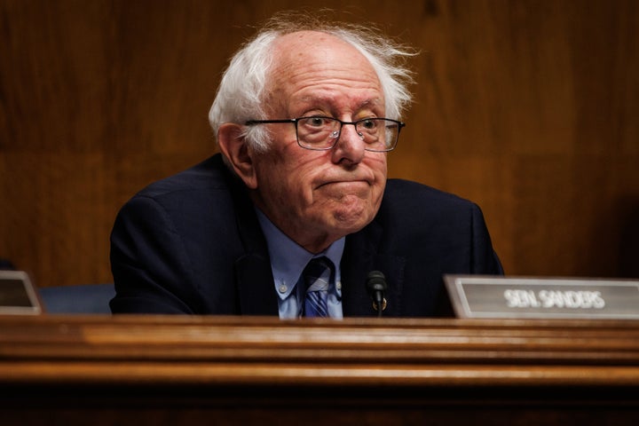 Sen. Bernie Sanders, pictured on Capitol Hill on May 14, told BBC Radio 4 that taking working-class voters for granted was a fatal error for Vice President Kamala Harris' campaign.
