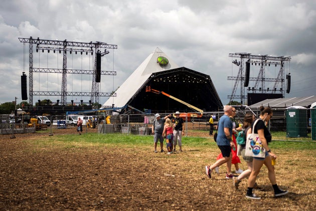 Glastonbury's iconic Pyramid stage