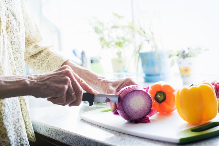 Wood or bamboo cutting boards are a plastic-free alternative.