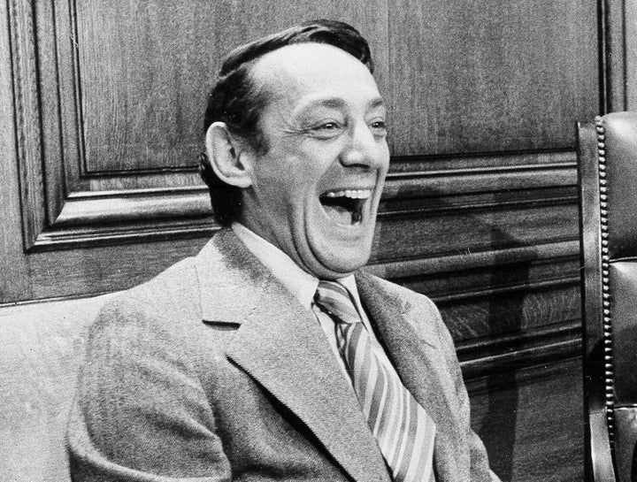 Harvey Milk in the San Francisco mayor's office in 1977.