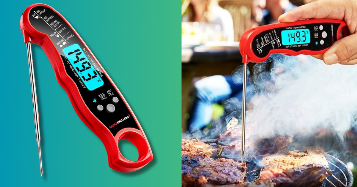 Alpha Grillers Meat Thermometer Only $16 On Amazon