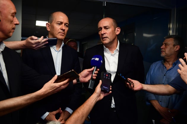 ΣΥΝΑΝΤΗΣΗ ΤΟΥ ΥΦΥΠΟΥΡΓΟΥ ΑΘΛΗΤΙΣΜΟΥ ΓΙΑΝΝΗ ΒΡΟΥΤΣΗ ΜΕ ΤΟΥΣ ΙΔΙΟΚΤΗΤΕΣ ΤΩΝ ΚΑΕ ΠΑΝΑΘΗΝΑΙΚΟΣ ΚΑΙ ΟΛΥΜΠΙΑΚΟΣ (KLODIAN LATO / EUROKINISSI)