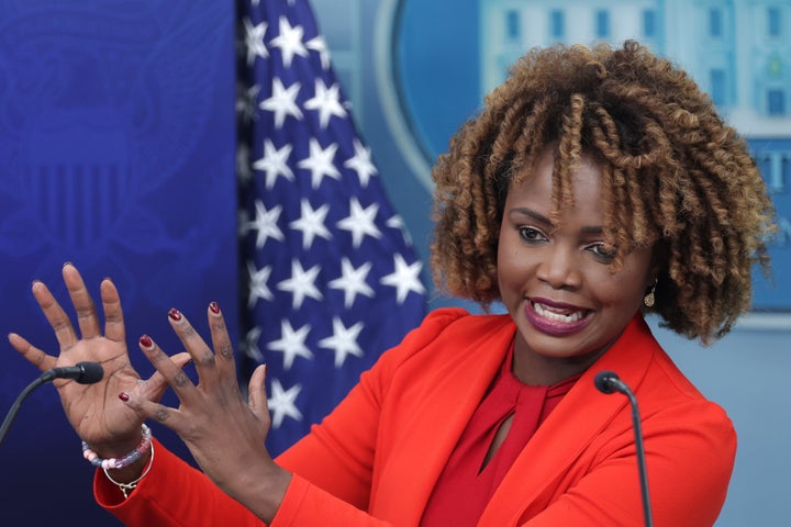 Jean-Pierre, pictured in the final days of the Biden administration, is writing a book about it and leaving the Democratic Party, her publisher says.