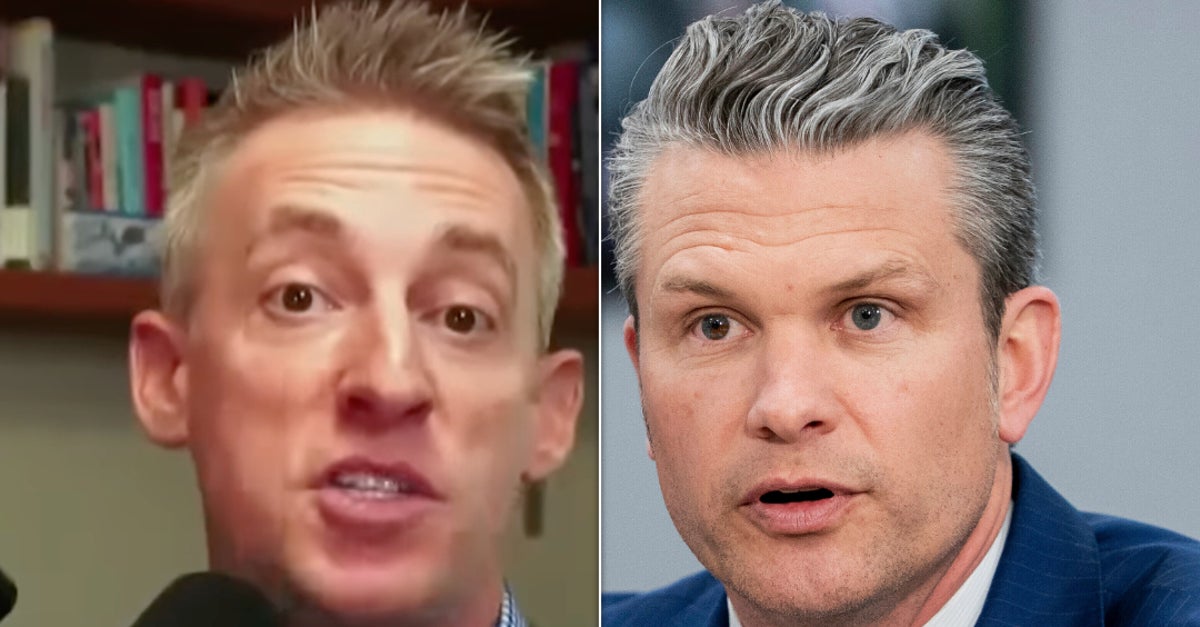 Veteran Blasts Pete Hegseth Over Pride Month 'Troll' Job And 'Warrior Ethos'