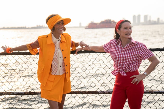 Nicole ArI Parker and Kristin Davis in And Just Like That