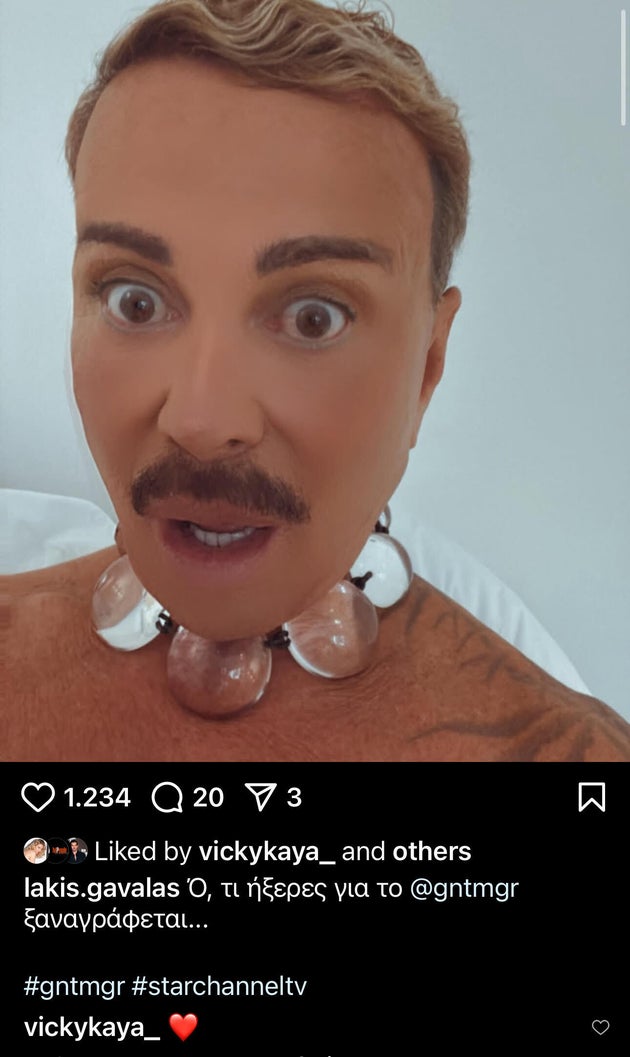 H αντίδραση της Βίκυς Καγιά στην ανάρτηση του Λάκη Γαβαλά.