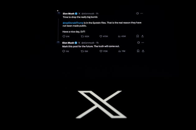 ΛΟΝΔΙΝΟ, ΑΓΓΛΙΑ - 05 ΙΟΥΝΙΟΥ: Ο Elon Musk, ιδρυτής της X Corp., δημοσιεύει ένα θέμα στην πλατφόρμα του 