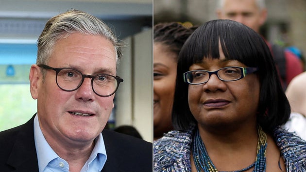 Keir Starmer and Diane Abbott