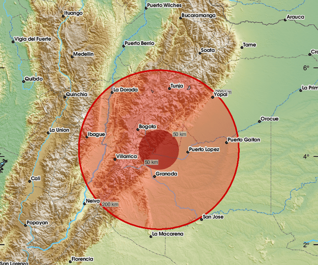 Κολομβία: Ισχυρός σεισμός 6,3 Ρίχτερ κοντά στην πρωτεύουσα