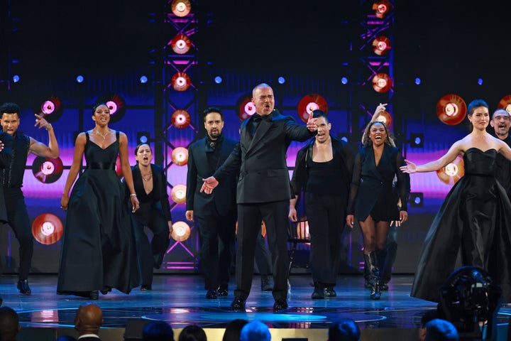 Authentic ‘Hamilton’ Forged Delivers Present-Stopping Reunion At The 2025 Tony Awards - The Boston Courier 1 The cast notably eschewed the colonial garb of the stage production for all-black suits and gowns.