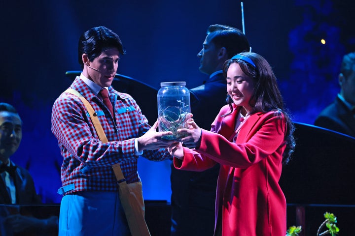 This is The Full Checklist Of 2025 Tony Awards Winners - The Boston Courier 4 Darren Criss and Helen J Shen in "Maybe Happy Ending."