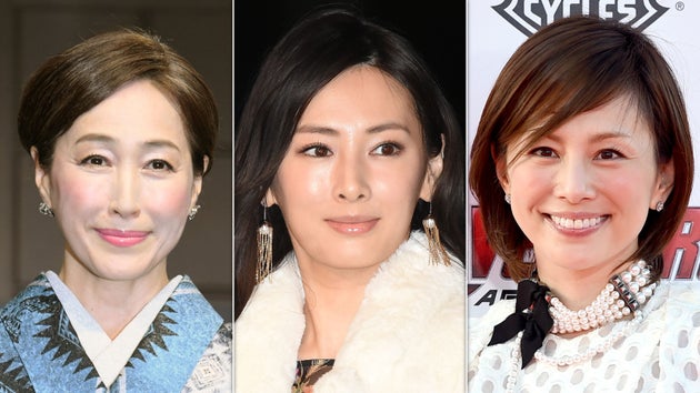 左から高島礼子さん、北川景子さん、米倉涼子さん