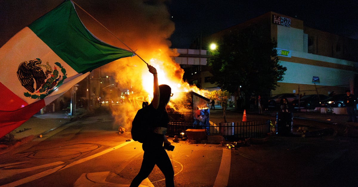 There’s Growing Anger Over Mexican Flags Flown At LA Protests. Here’s What Everyone Is Getting Wrong.