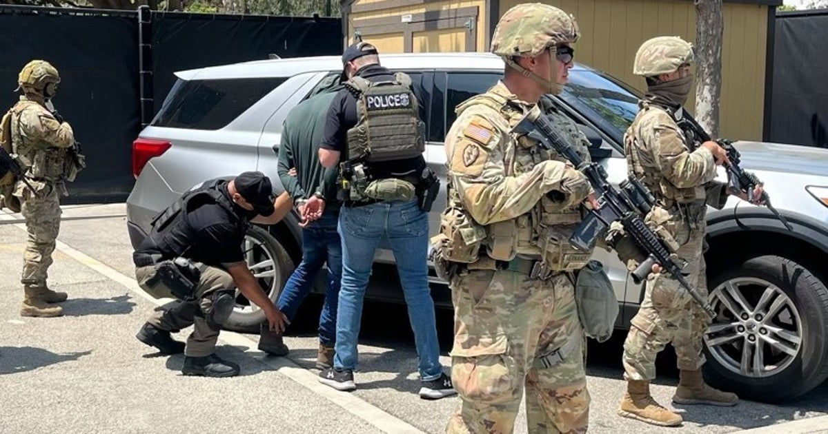 National Guard Troops Are Now Protecting ICE Agents As They Make Arrests In LA