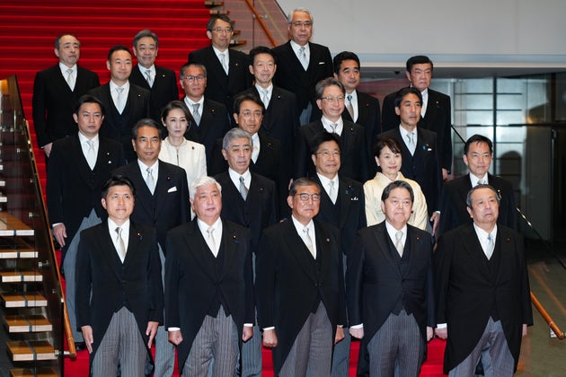 第2次石破茂内閣の閣僚たち（2024年11月）