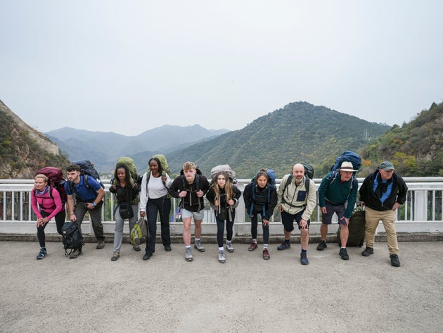 The stars of Race Across The World 2025 at the beginning of the competition