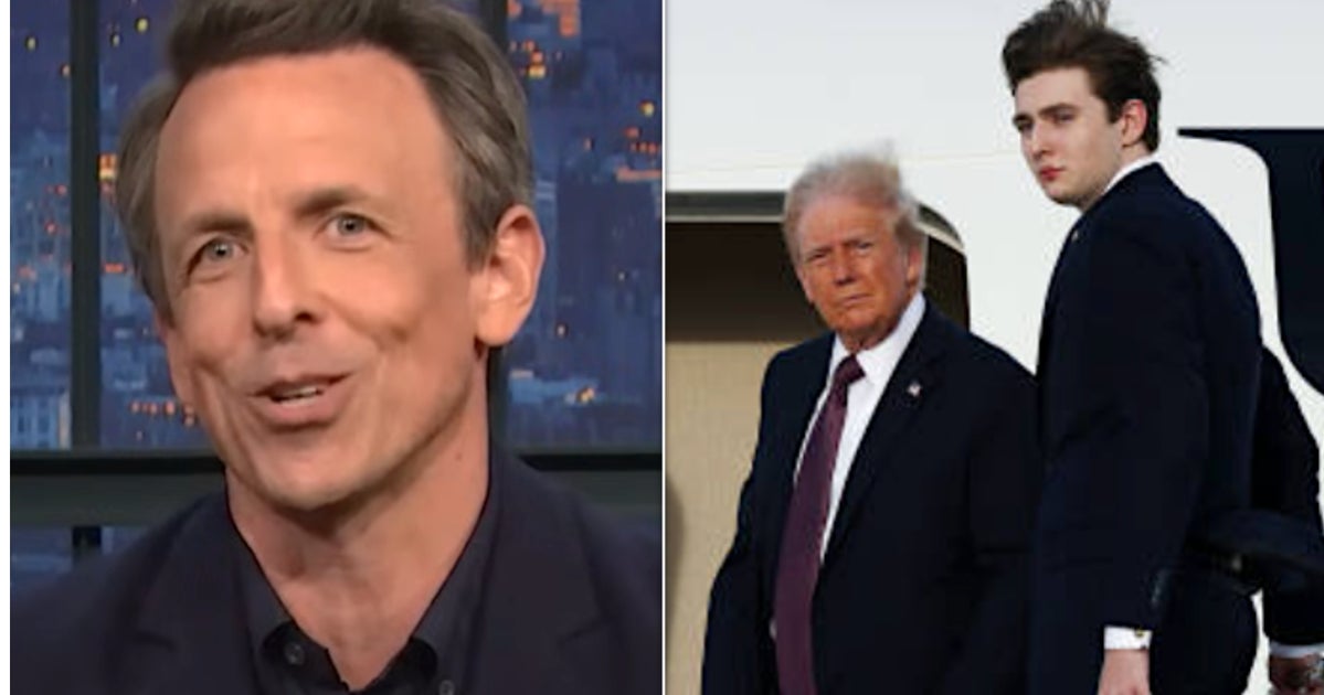 Seth Meyers Mocks Donald Trump's Relationship With Son Barron Trump