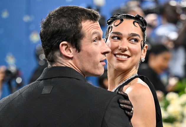 Callum Turner and Dua Lipa at this year's Met Gala