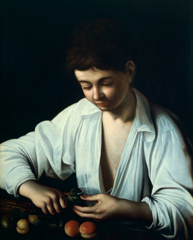 «Boy Peeling Fruit», Καραβάτζιο, 1592 (Photo by DeAgostini/Getty Images)