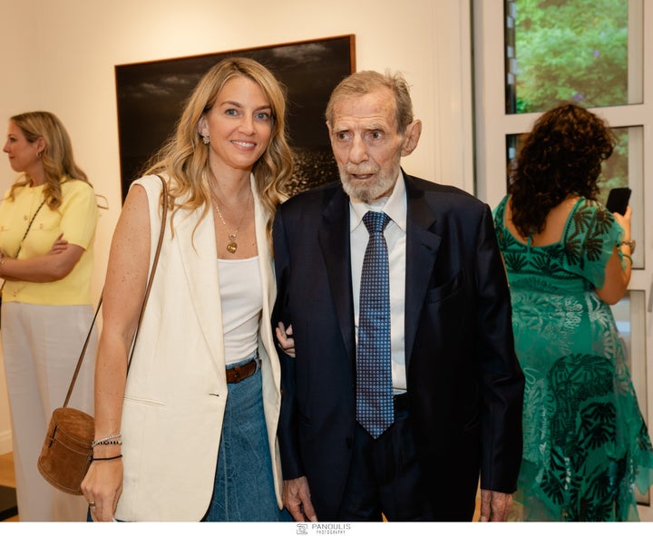 Η Χρυσή και ο πατέρας της Γιώργος Βαρδινογιάννης.