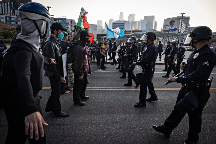 Protests over ICE raids in Los Angeles led President Donald Trump to deploy military forces over the objection of the state's governor, city's mayor and the LAPD.