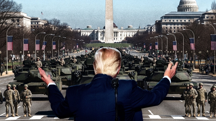 "By no means should it be considered as only optics," one democracy advocate said of Donald Trump's birthday military parade.