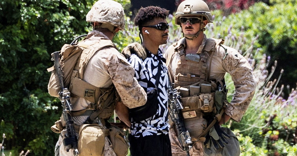 Marines Carry Out First Known Detention Of Civilian In LA ICE Protests