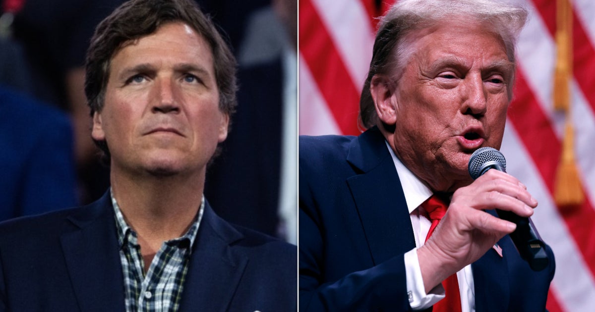 Trump und Tucker Carlson streiten sich über Trumps Unterstützung für ...