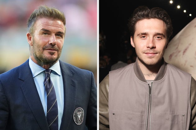 David Beckham and Brooklyn Peltz Beckham