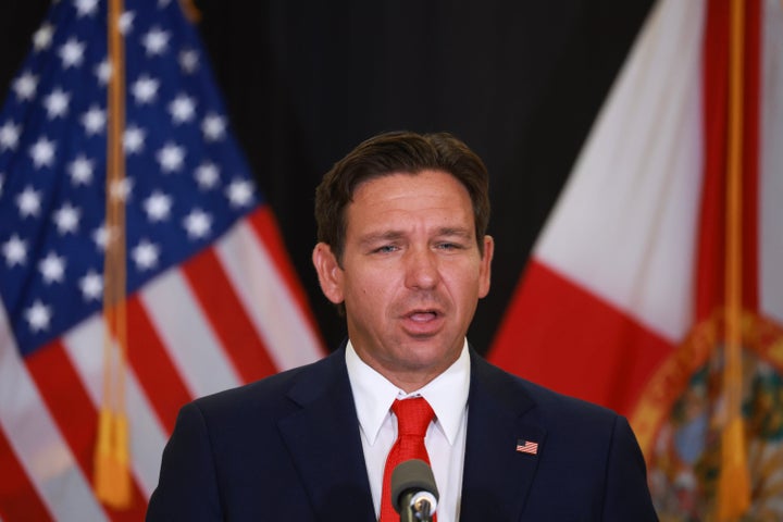 Florida Gov. Ron DeSantis (R) went the extra mile with a new tribute to President Donald Trump. 