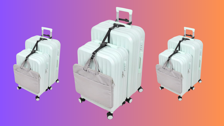 Never fall over your suitcases again with these connector straps.