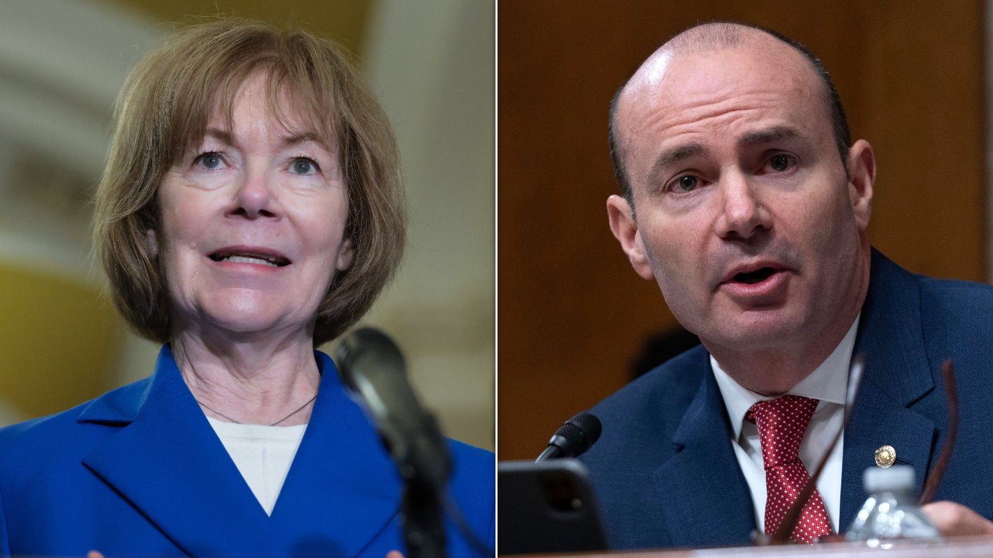 Sen. Tina Smith and Sen. Mike Lee