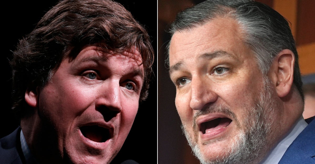 Tucker Carlson Tears Into Ted Cruz In The Most Gloriously Awkward Interview You'll See