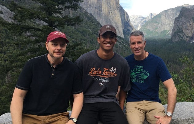 ピーター（左）とダニー（右）。家族で2019年にヨセミテ国立公園を訪れた際に撮影