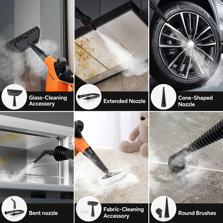 From glass to flooring to sofas to carpets — this thing can do it all.