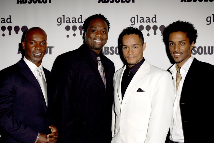(L-R) Douglas Spearman, Rodney Chester, Christian Vincent and Darryl Stephens at the 17th annual GLAAD Media Awards in 2006.