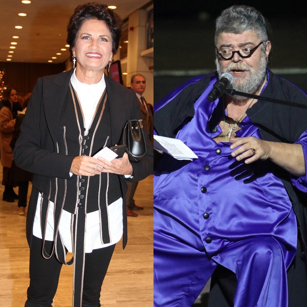 Η Άλκηστις Πρωτοψάλτη και ο Σταμάτης Κραουνάκης.