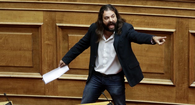 Ο πρώην βουλευτής της Χρυσής Αυγής Κωνσταντίνος Μπαρμπαρούσης.