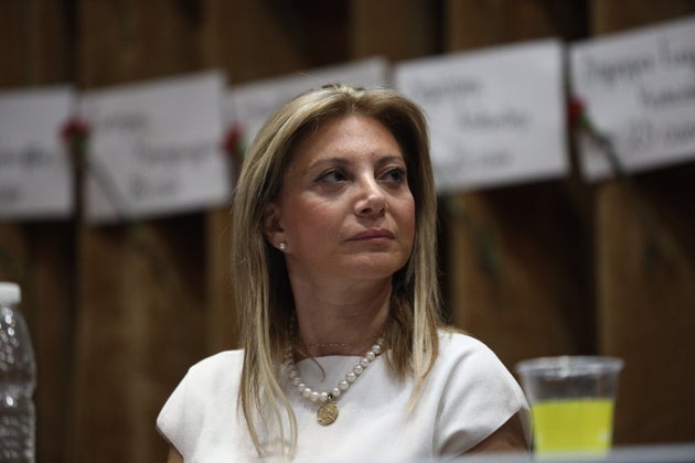 Η πρόεδρος του Συλλόγου Συγγενών Θυμάτων Τεμπών, Μαρία Καρυστιανού.