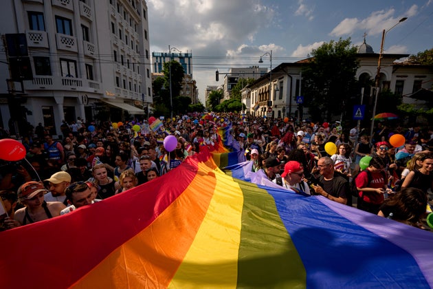 Φωτογραφία Αρχείου - Πρόσφατο pride της ΛΟΑΤΚΙ+ κοινότητας στο Βουκουρέστι, 7 Ιουνίου 2025