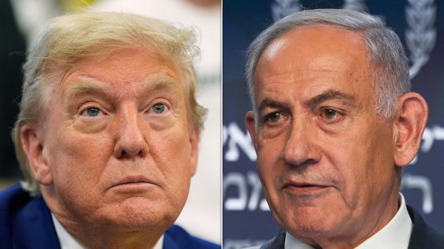 Donald Trump and Benjamin Netanyahu