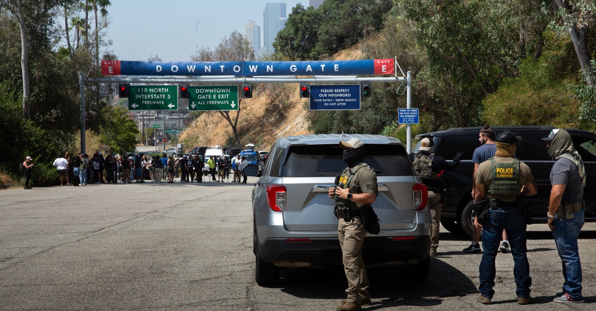 Dodgers Say They Blocked Federal Agents From Entering Stadium Grounds