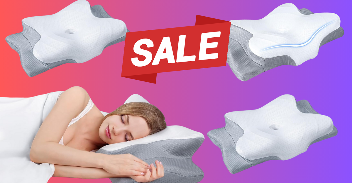 This Cervical Neck Pain Relief Pillow Is 25% Off At Amazon