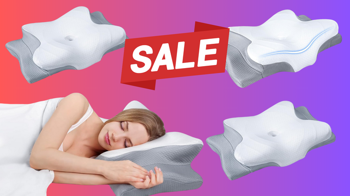This neck-saving pillow is 25% off for a limited time.