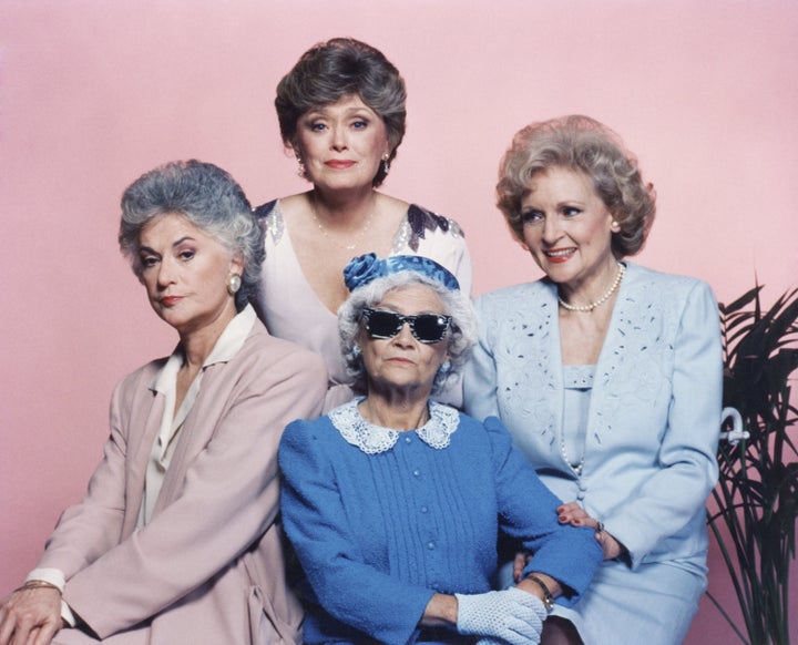 Bea Arthur had strong words for Betty White and were very friendly 1 Bea Arthur (from the left), Rue McClanahan, Estelle Getty and Betty White possessed as her