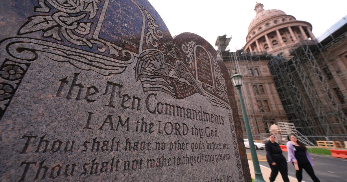 New Texas Law Will Require Ten Commandments To Be Posted In Every Public School Classroom