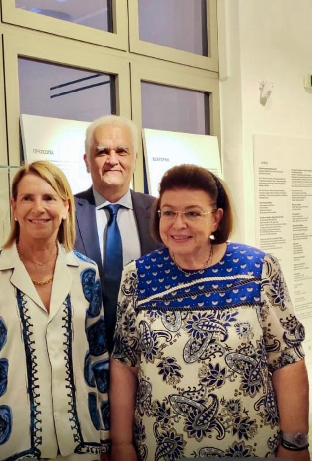 Λίνα Μενδώνη, Σάντρα Μαρινοπούλου, Δημήτρης Αθανασούλης.