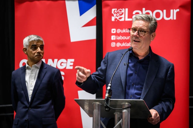 Keir Starmer and Sadiq Khan at the Labour conference in Liverpool last year.